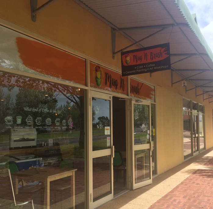 Mug N’ Brush Logo Ashley Pate Art